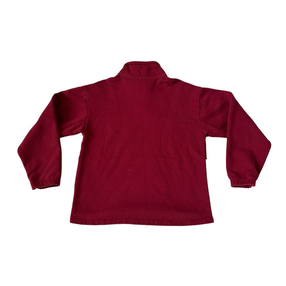 Vintage 90s New York Spellout Mens Large 1/4 Zip Pullover Sweatshirt VTG - Picture 2 of 7